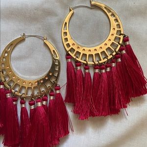free people hoop earrings
